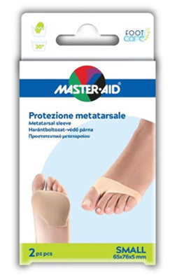 Master-aid gel cuidado de pies y tejido protector para metatarsiano pequeño 2 piezas g2