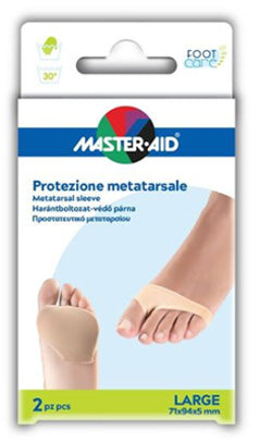 Master-aid gel cuidado de pies y tejido protector para metatarsiano grande 2 piezas g3