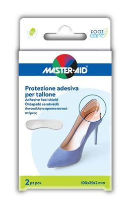 Master-aid footcare protector adhesivo talon transparente 2 piezas a4