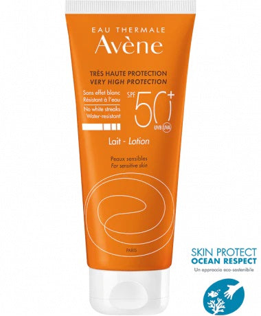 Eau thermale avene solar milk spf50+ 100 ml new formula