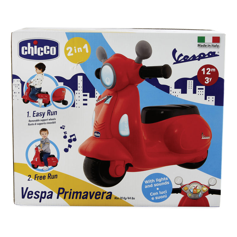 Juego vespa chicco rojo