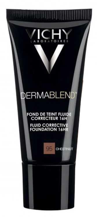 VICHY - Dermablend - Fondotinta Correttore Fluido 16H Colore 95 Chestnut 30ml