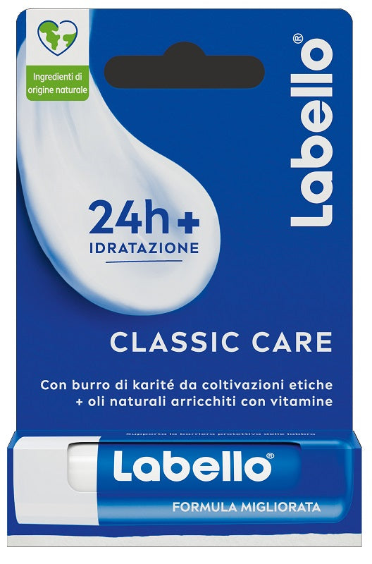 Labello classic care stick 24h hidratación fundente en los labios 5,5 ml