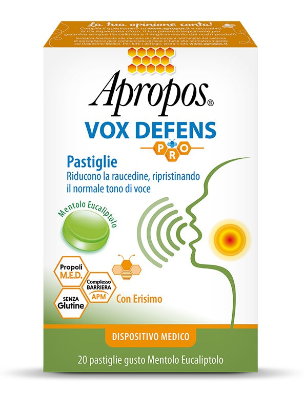 Apropos Vox Defens mentolo eucalipto 20 pastiglie