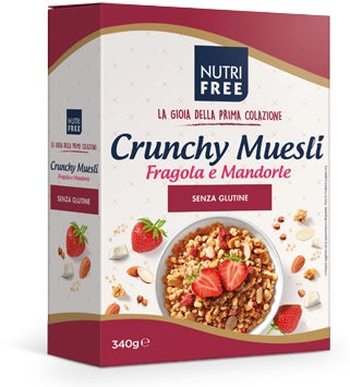 Nutrifree mix crujiente fresas y almendras 340 g