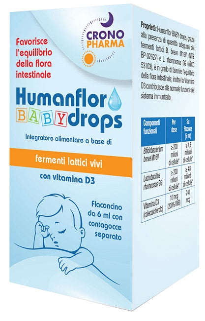 Humanflor baby drops 1 vial 6 ml