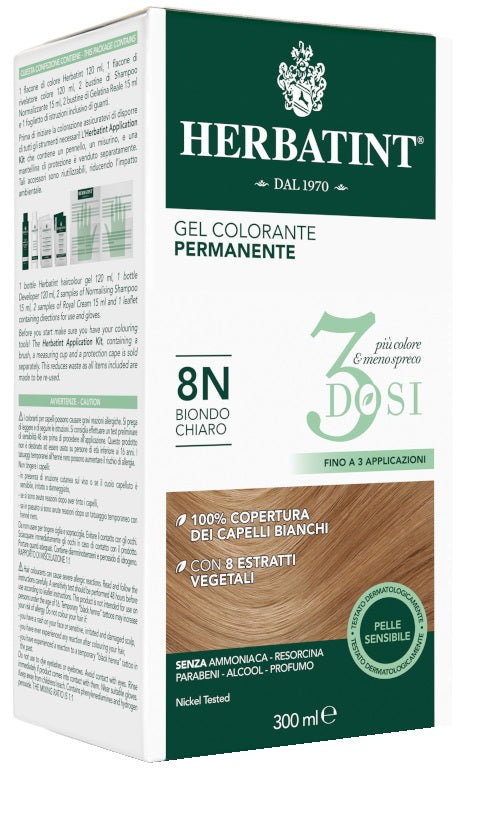 Herbatint 3dosi 8n 300 ml