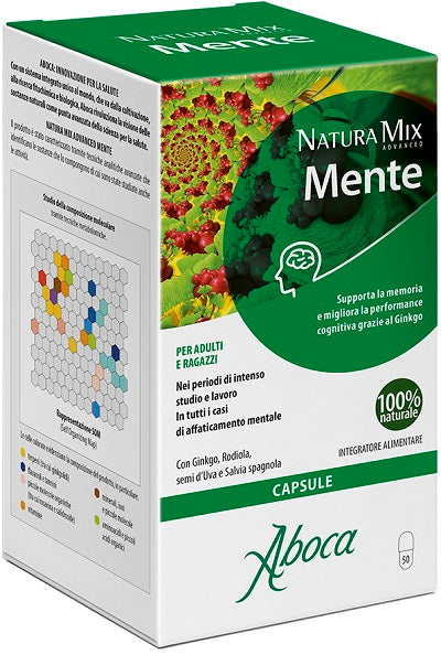 ABOCA - Natura mix advanced mente 50 capsule