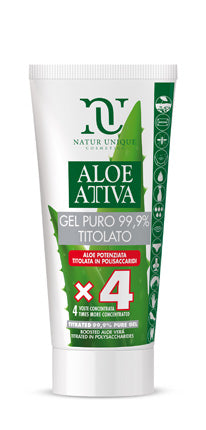 Aloe attiva gel puro titolato 200 ml