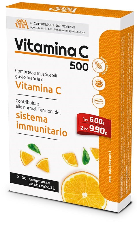 Sanavita vitamina c masticabile 30 compresse