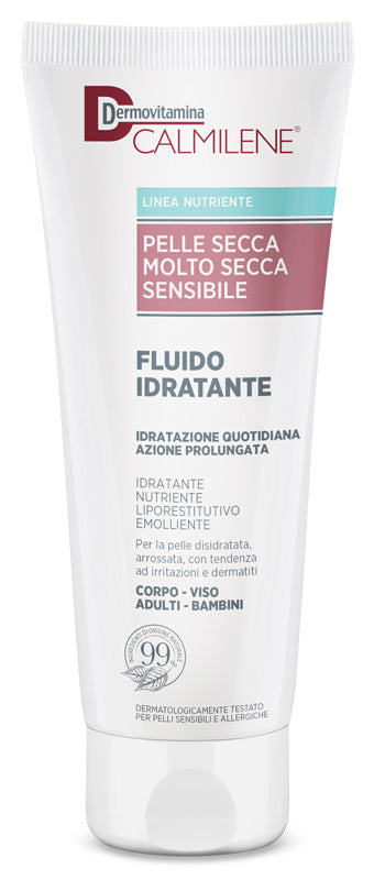 Dermovitamina calmilene fluido idratante per pelle secca, molto secca e sensibile 250 ml