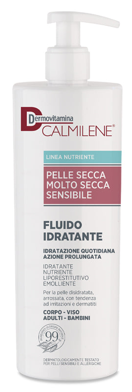 Dermovitamina calmilene hydrating fluid for dry, very dry and sensitive skin 500 ml