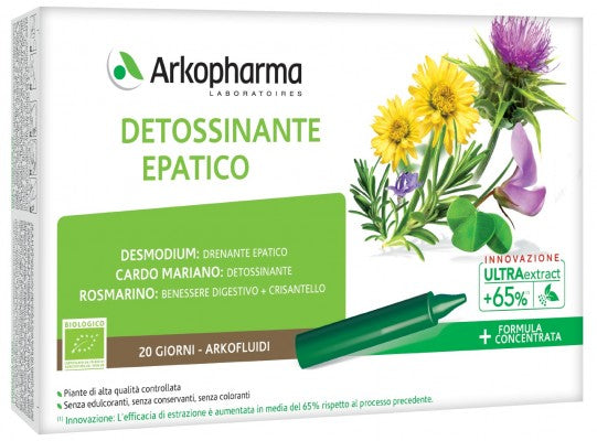 Arkofluidi desintoxicante hepático 20 viales