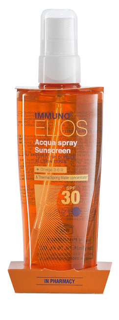 Inmuno elios agua spray solar bifásico spf30 200 ml