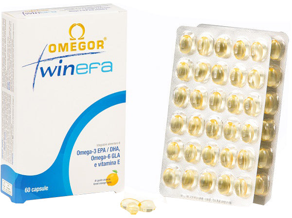 Omegor twinefa 60 capsules new