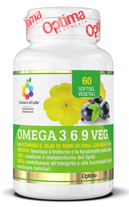 Colours of life omega 3-6-9 veg 60 soft gel