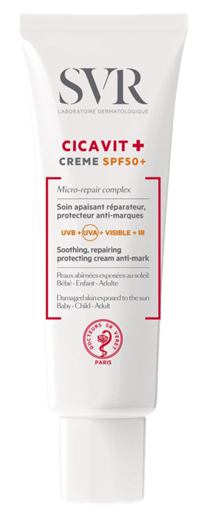 SVR - Cicavit+ - Crème Trattamento Lenitivo Riparatore Anti-Segni SPF50+ 40 ml