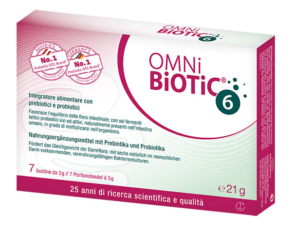 Omni biotic 6 polvo 7 sobres de 3 g