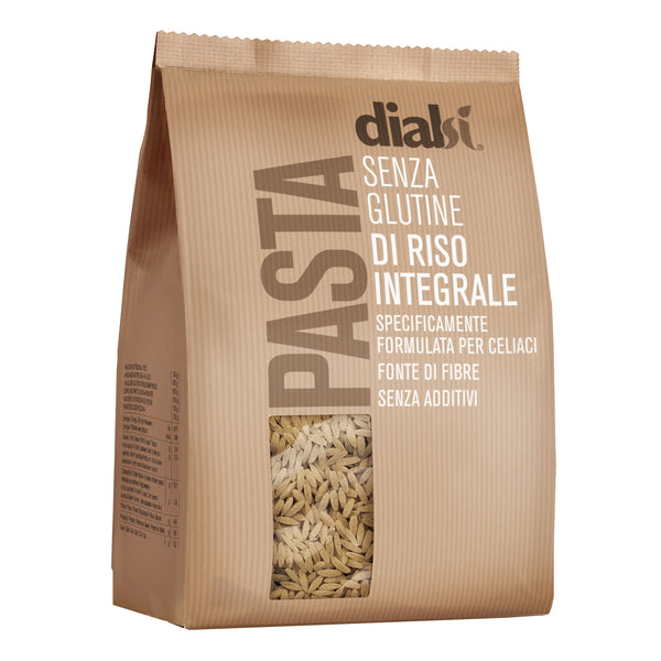 Dialsi' pasta riso grezzo integrale risoni 45 400 g