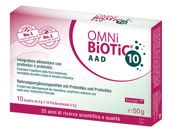 Omni biotic 10 aad 10 sobres de 5 g