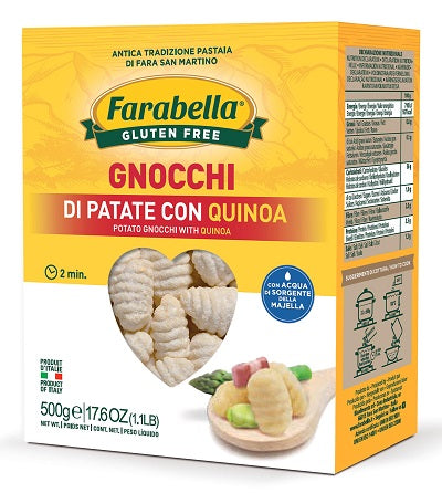 Farabella gnocchi patate quinoa 500 g astuccio