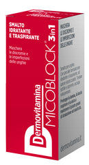 Dermovitamina micoblock 3 in 1 smalto idratante e traspirante rosso 5 ml