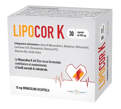 Lipocor k 30 cápsulas