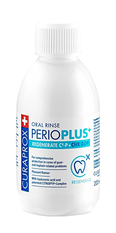 Curaprox perioplus+ regenerate chx 0.09% 200 ml