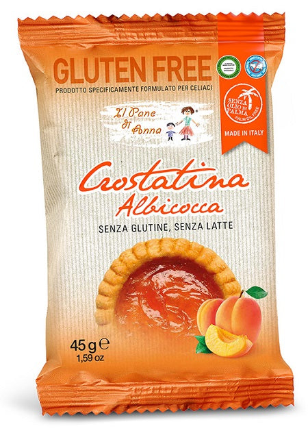 Il pane di anna crostatina all'albicocca senza latte 45 g