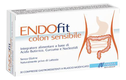 Endofit colon sensibile 30 compresse gastroresistenti a rilascio modificato