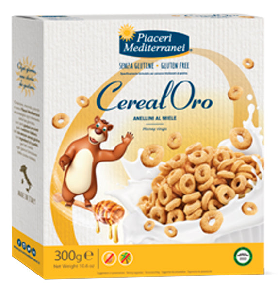 Piaceri mediterranei cerealoro anellini miele 300 g