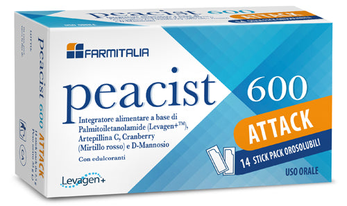 Peacist 600 attack 14 stick pack orosolubili