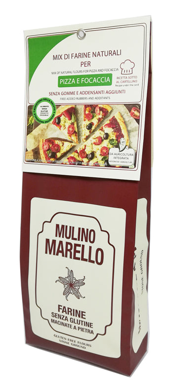 Mix di farine naturali per pizza e focaccia 500 g