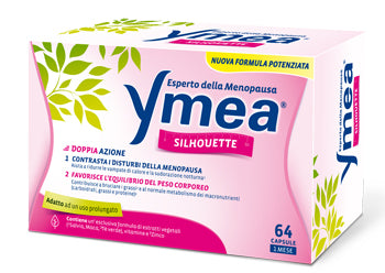 YMEA - Silhouette integratore controllo del peso in menopausa 64 capsule