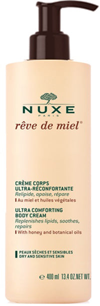 Nuxe reve de miel crema corpo ultra-comfort 48h 400 ml