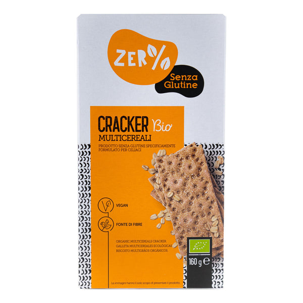 Zer%glutine crackers multicereali 160 g