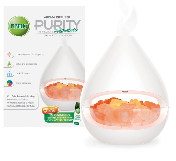 Pumilio aroma diffuser purity a ultrasuoni con essenza balsamica con effetto antibatterico