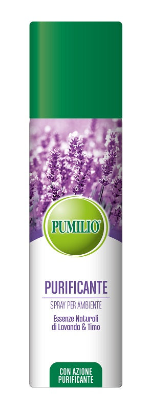 Pumilio purificante spray per ambiente essenze naturali di lavanda e timo con azione igienizzante 200 ml