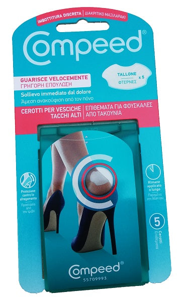 Compeed apósito para tacones ampollas 5 piezas