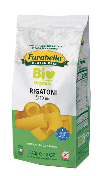 Farabella rigatoni de maíz y arroz ecológico 340 g