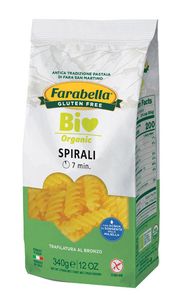 Farabella bio spirali mais-riso 340 g