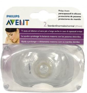 Avent paracapezzoli farfalla medium 2 pezzi con custodia trasporto