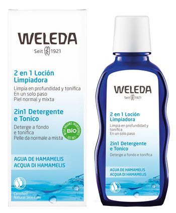 WELEDA - Latte&Tonico 2in1 Acqua di Hamamelis 100ml