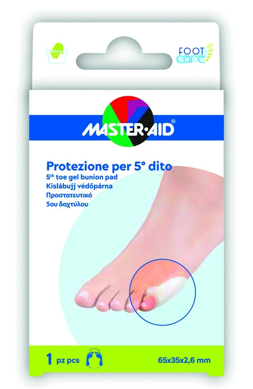 Protezione in gel master-aid footcare 5 dito 1 pezzo c15