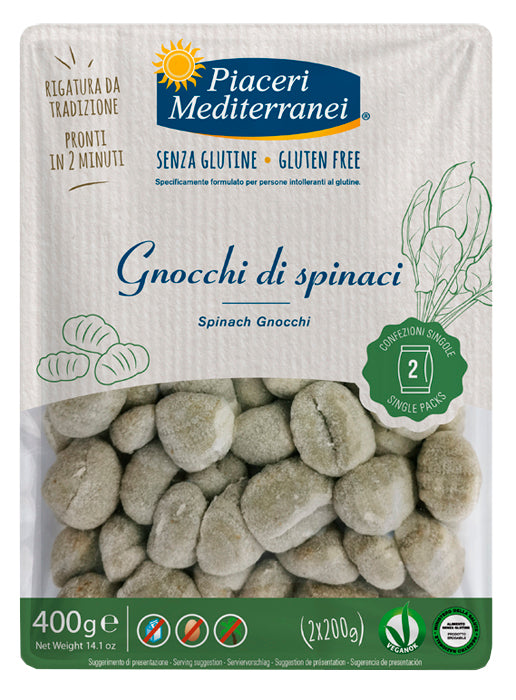 Piaceri mediterranei gnocchi di spinaci 400 g