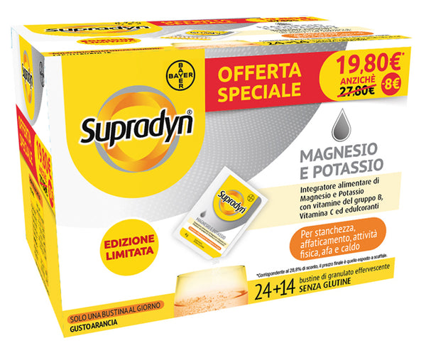 Supradyn magnesio e potassio limited edition 14 + 24 bustine