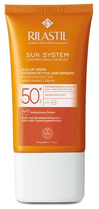 Rilastil sun system d-clar spf 50+ crema light 40 ml