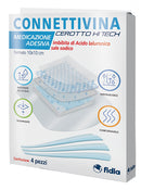 Connettivina Hitech cerotto 10x10 cm - 4 cerotti