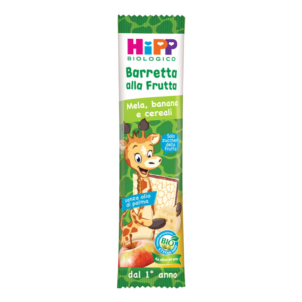 Hipp barrita de frutas ecológica manzana/plátano/cereales 23 g