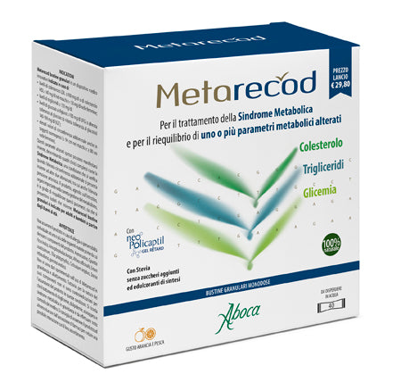 Metarecod 40 bustine granulari x 2,5g gusto arancia e pesca